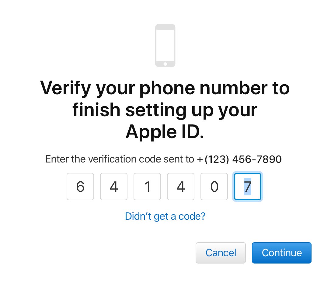 Create/Register Apple ID